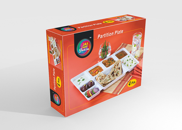 Large Dinner Partition Plate