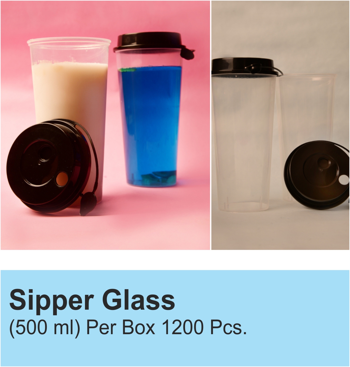 Sipper Glass Per Box 1200 Pcs.
