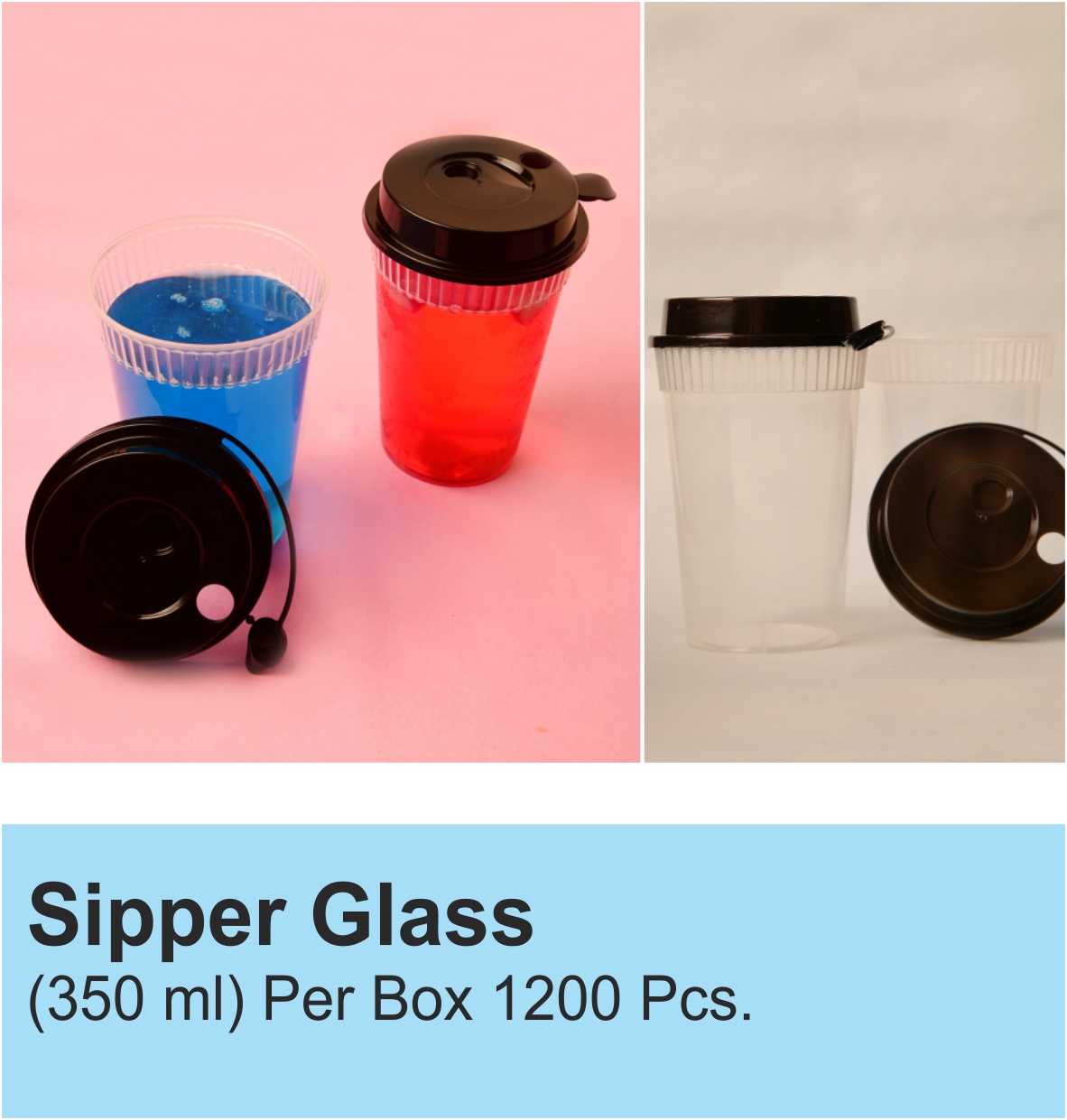 Sipper Glass Per Box 1200 Pcs.
